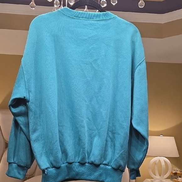 Gitano Teal Embroidered Sweatshirt - Picture 5 of 13
